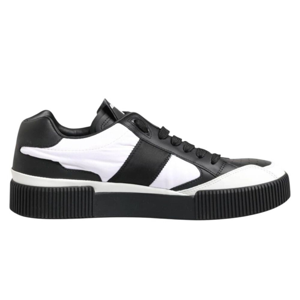Dolce & Gabbana Black White MIAMI Low Top Men Sneakers Men's Shoes